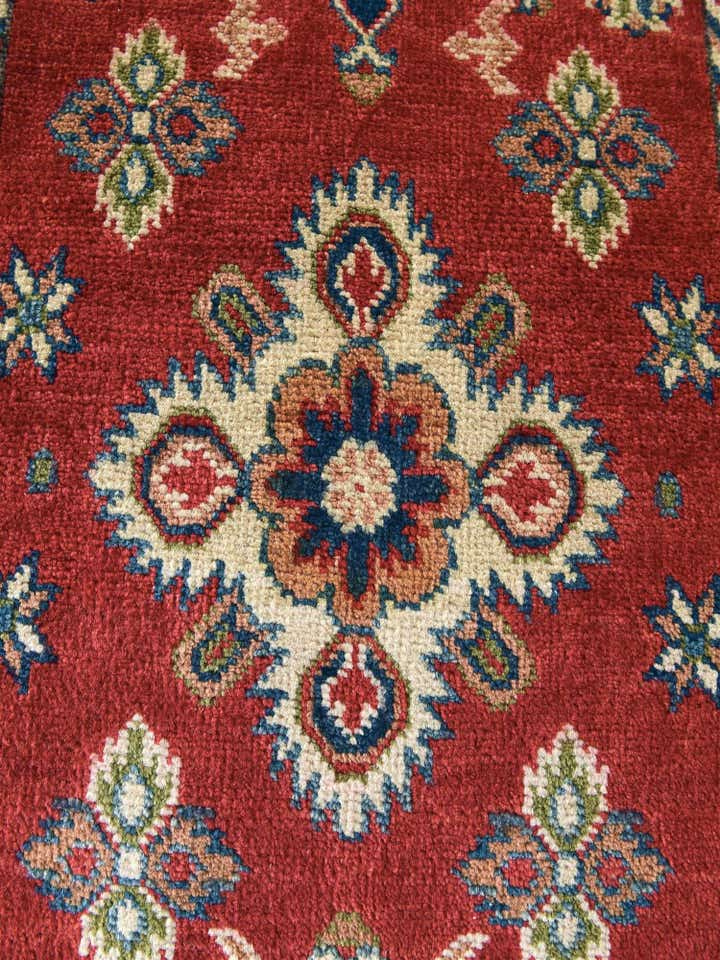 2' x 2' 11 Hand Knotted Kazak Rug