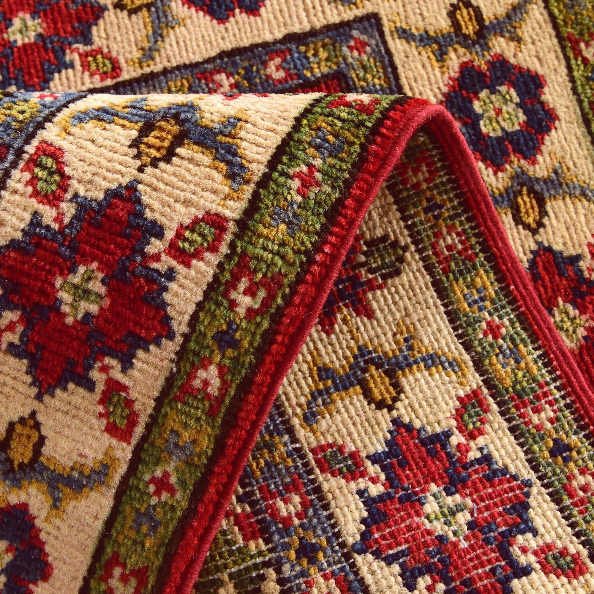 1' 11 x 2' 11 Hand Knotted Kazak Rug