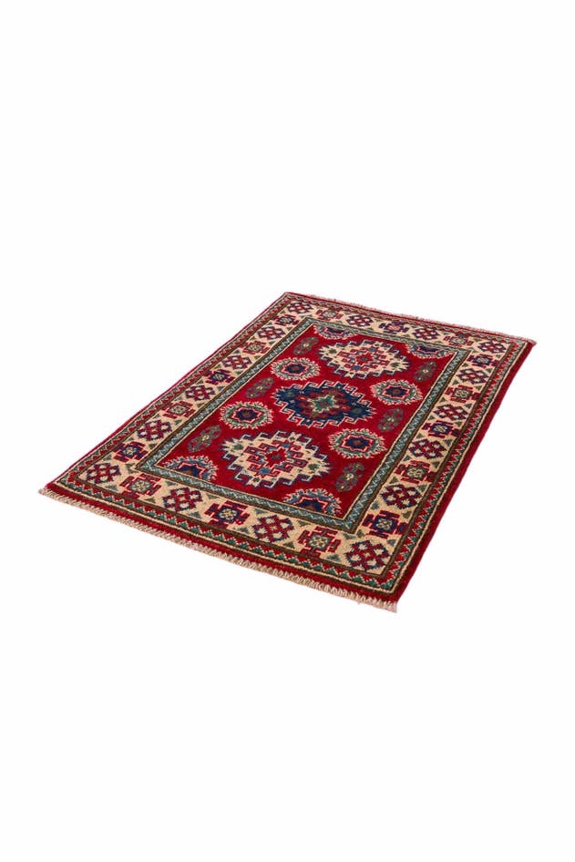 Detail image of 1' 11 x 2' 11 Hand Knotted Kazak Rug