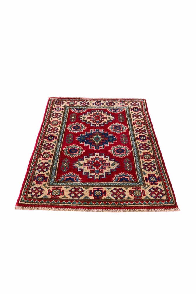 1' 11 x 2' 11 Hand Knotted Kazak Rug