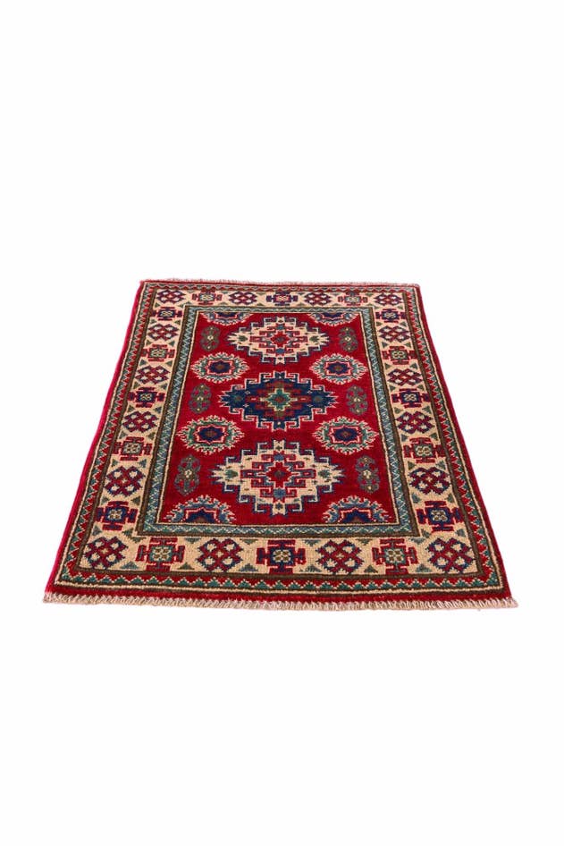 Detail image of 1' 11 x 2' 11 Hand Knotted Kazak Rug