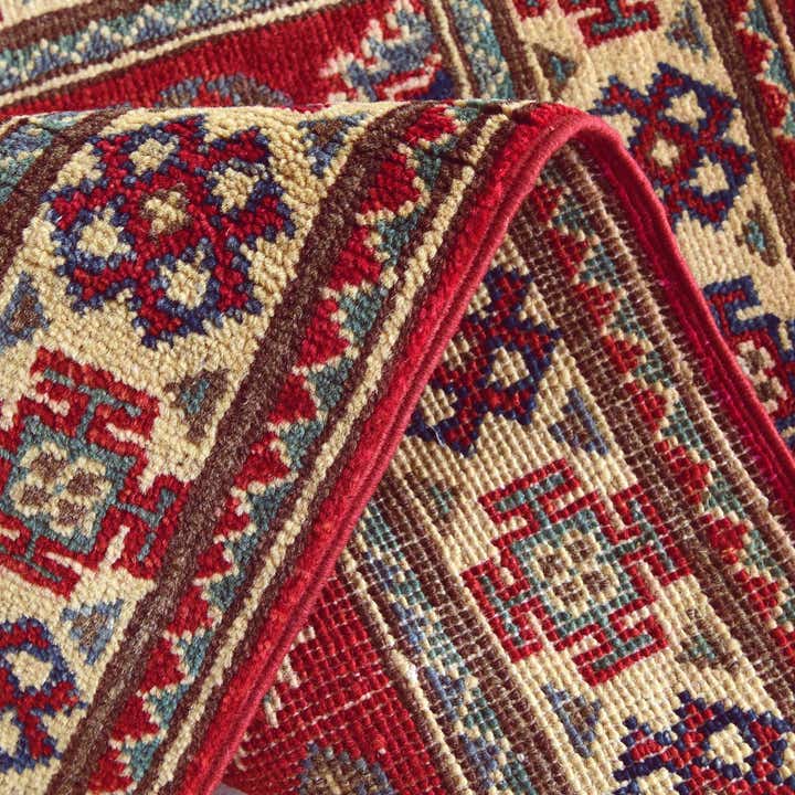1' 11 x 2' 11 Hand Knotted Kazak Rug
