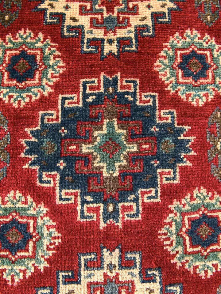 1' 11 x 2' 11 Hand Knotted Kazak Rug