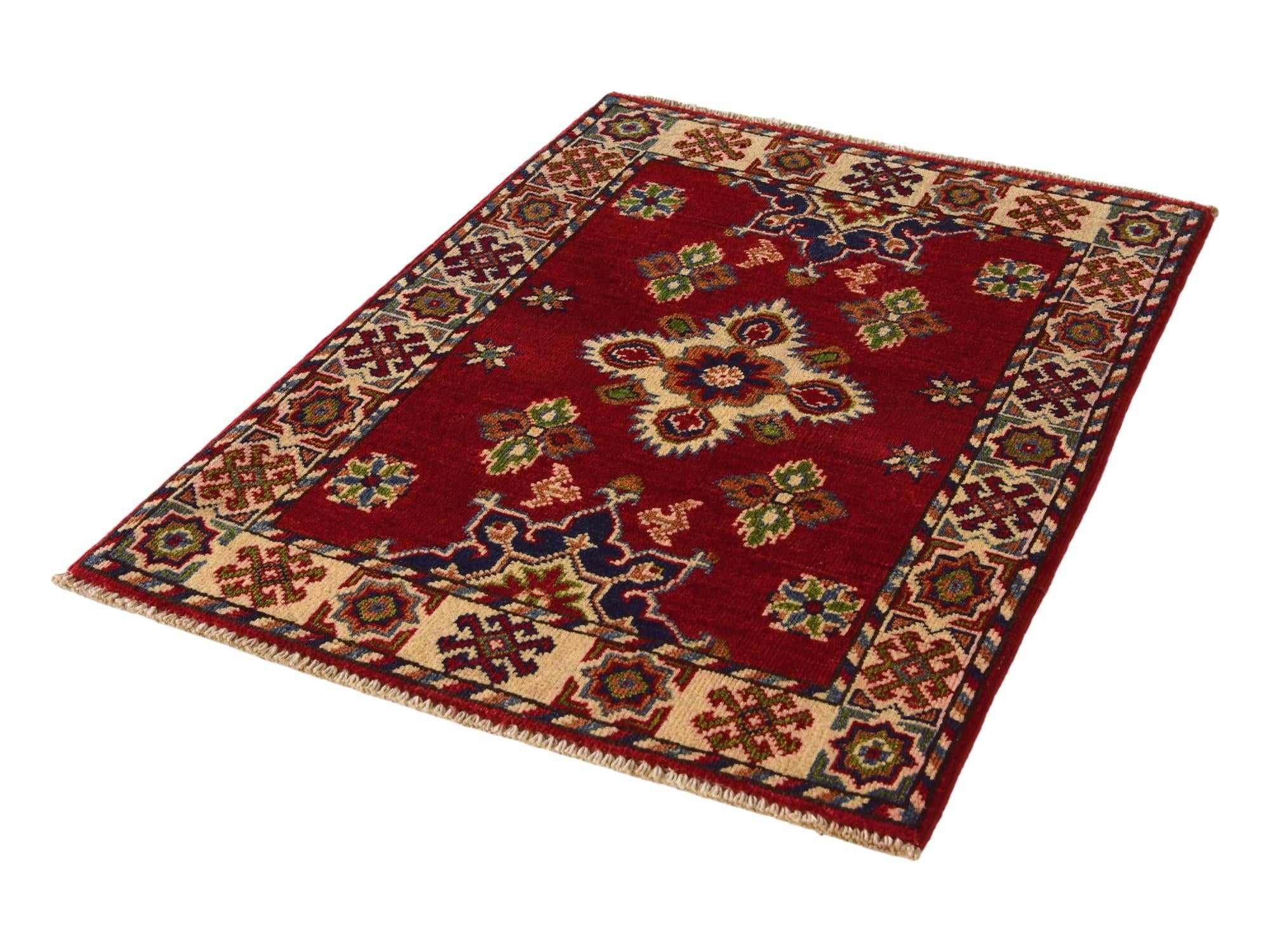 2' 2 x 2' 11 Hand Knotted Kazak Rug