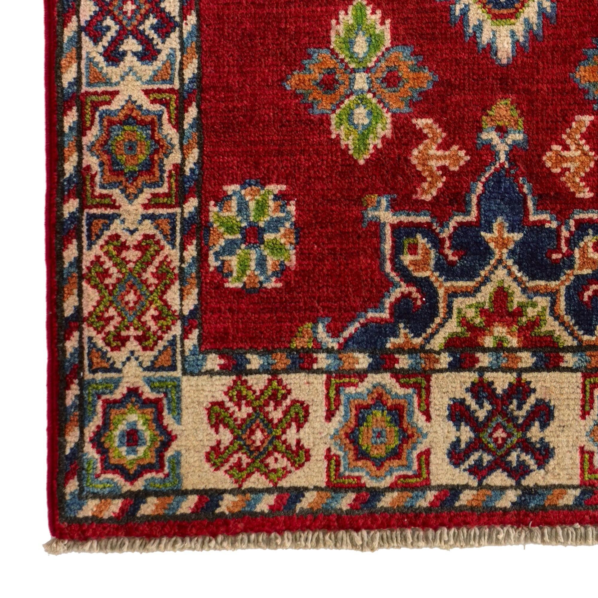 2' 2 x 2' 11 Hand Knotted Kazak Rug