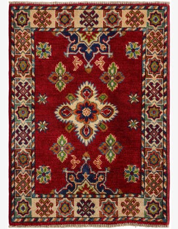 2' 2 x 2' 11 Hand Knotted Kazak Rug