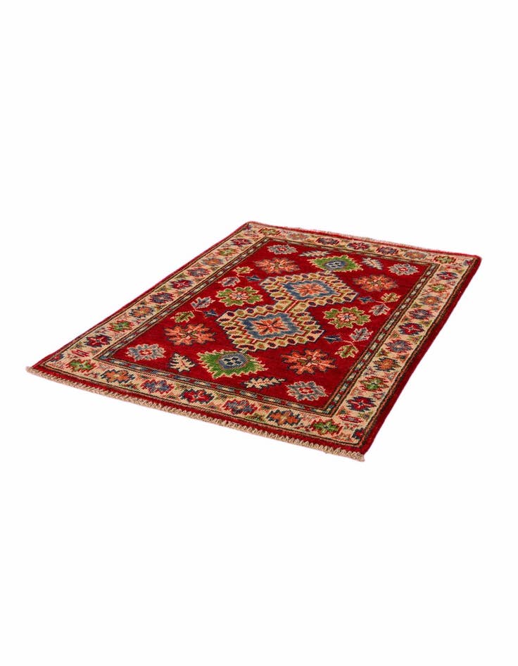 Detail image of 2' 1 x 2' 11 Hand Knotted Kazak Rug