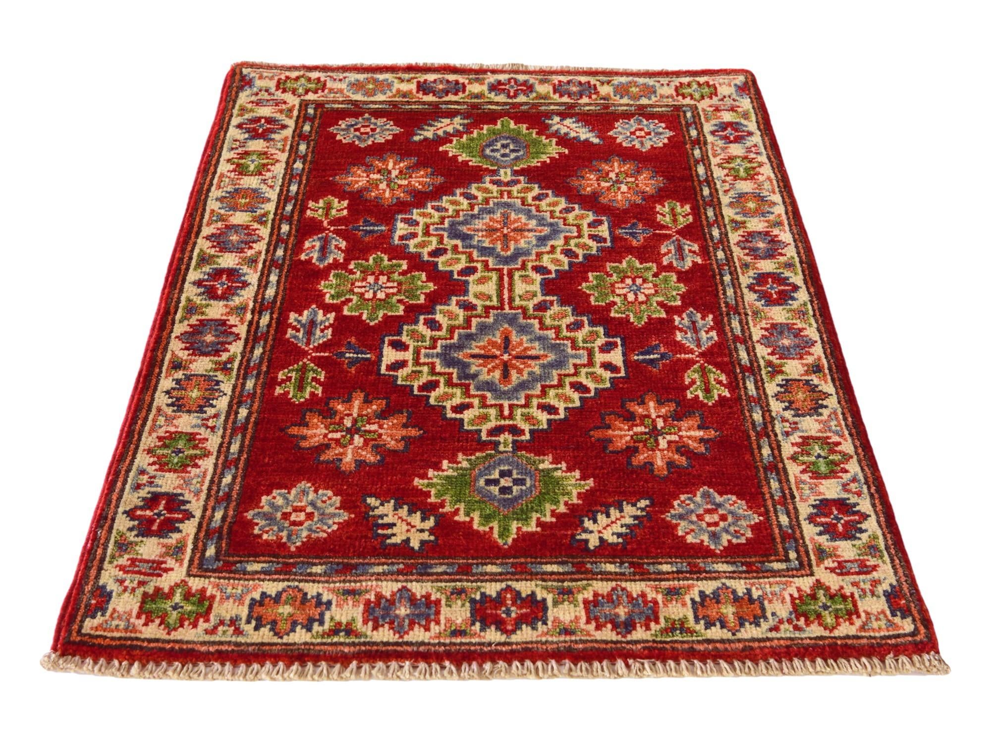 2' 1 x 2' 11 Hand Knotted Kazak Rug