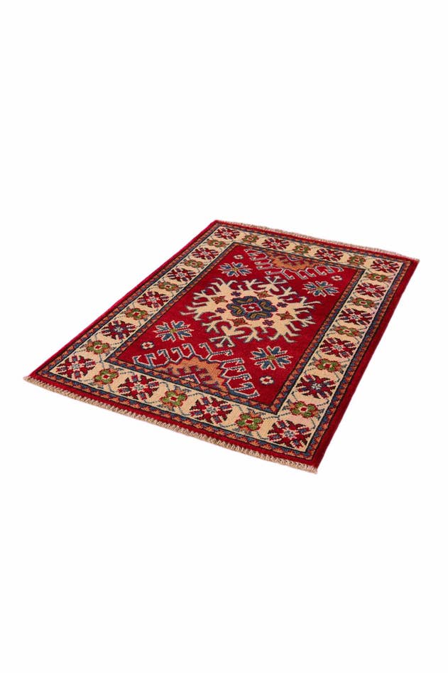 Detail image of 2' x 2' 9 Hand Knotted Kazak Rug