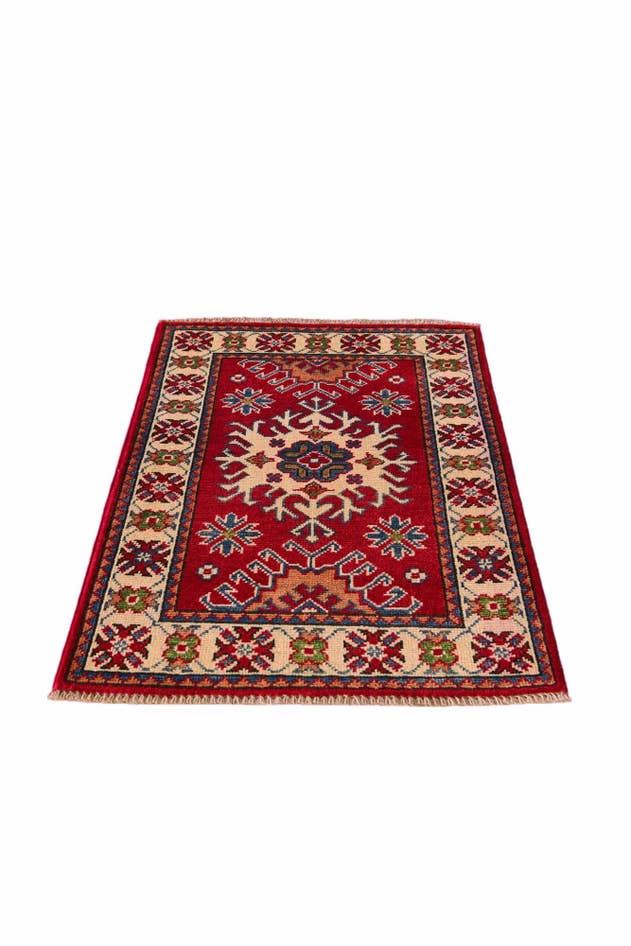 Detail image of 2' x 2' 9 Hand Knotted Kazak Rug