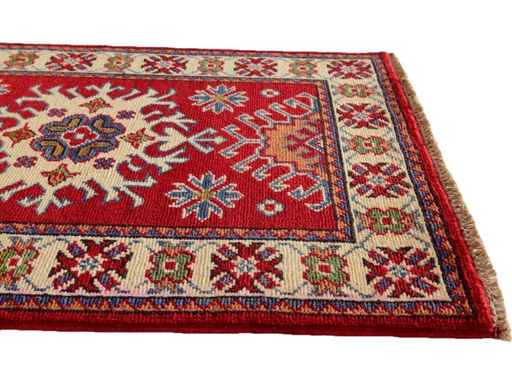 Detail image of 2' x 2' 9 Hand Knotted Kazak Rug
