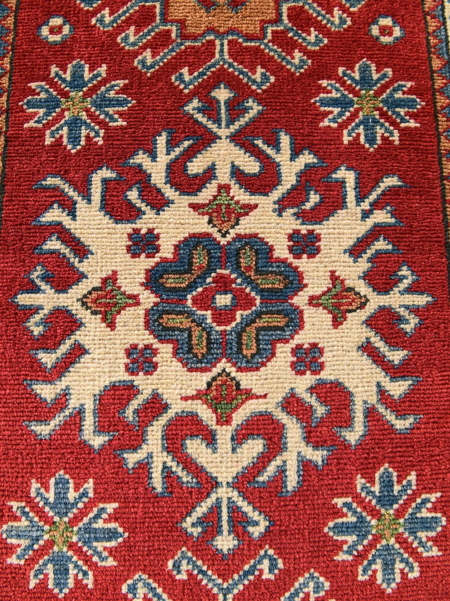 2' x 2' 9 Hand Knotted Kazak Rug