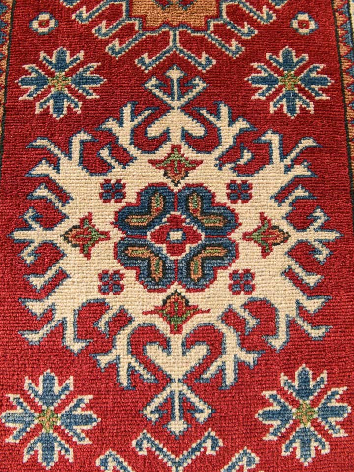 2' x 2' 9 Hand Knotted Kazak Rug