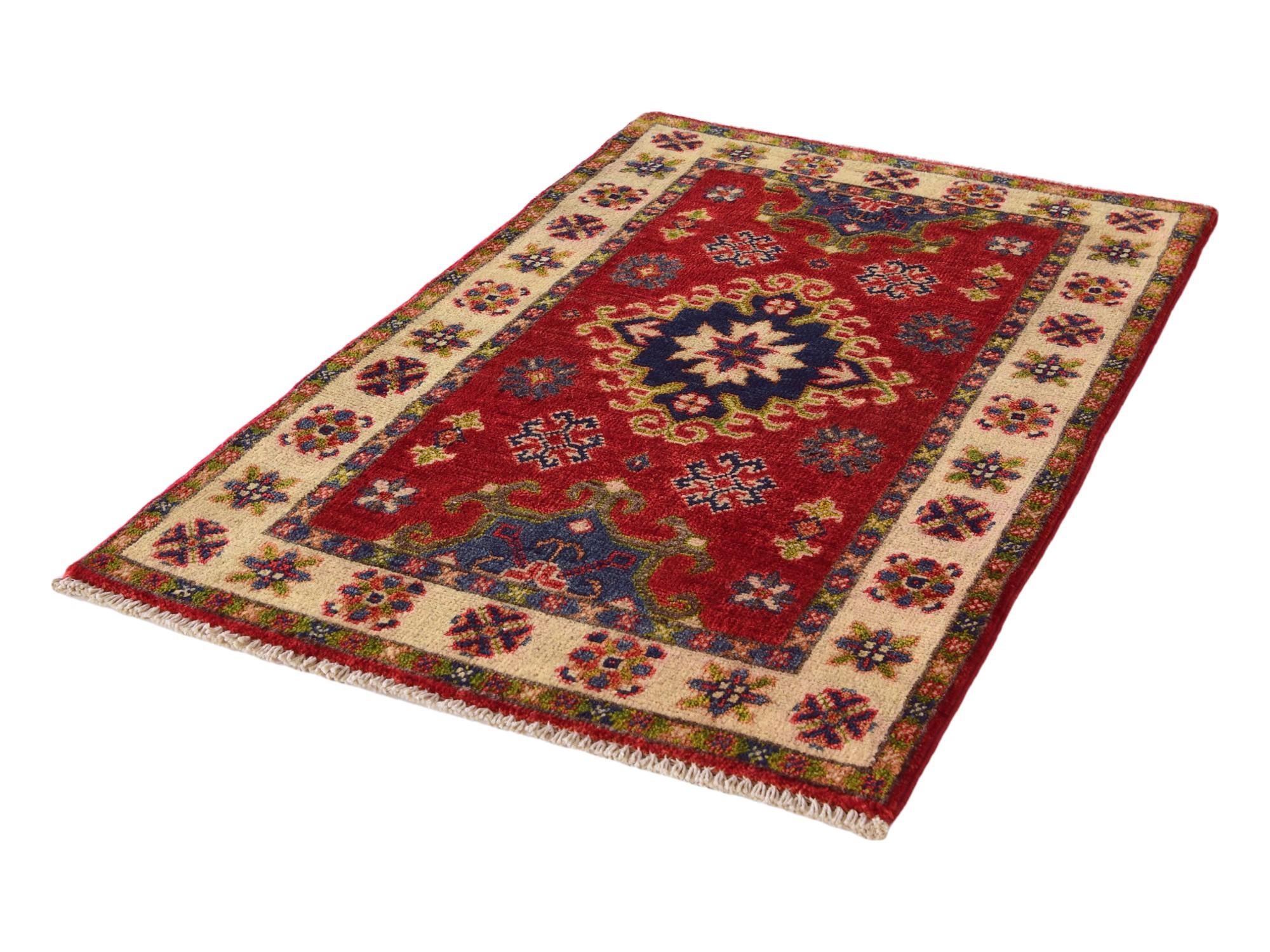 2' x 3' 2 Hand Knotted Kazak Rug