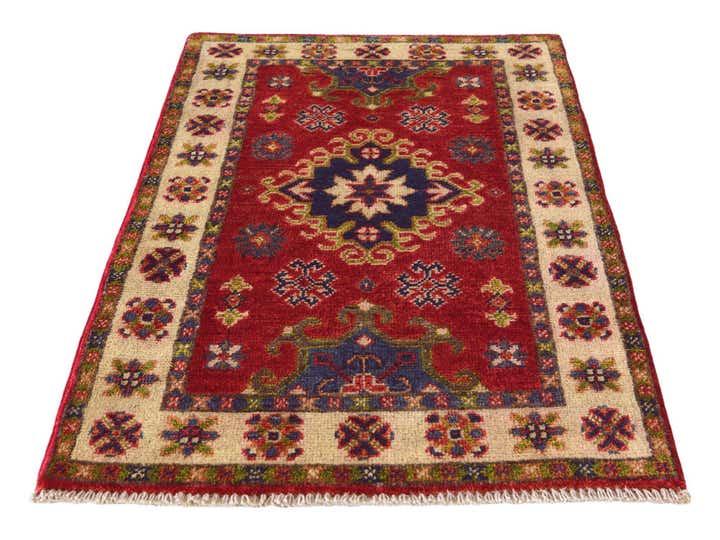 2' x 3' 2 Hand Knotted Kazak Rug