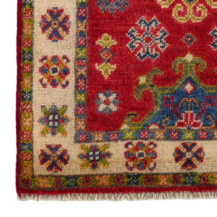 Detail image of 2' x 3' 2 Hand Knotted Kazak Rug