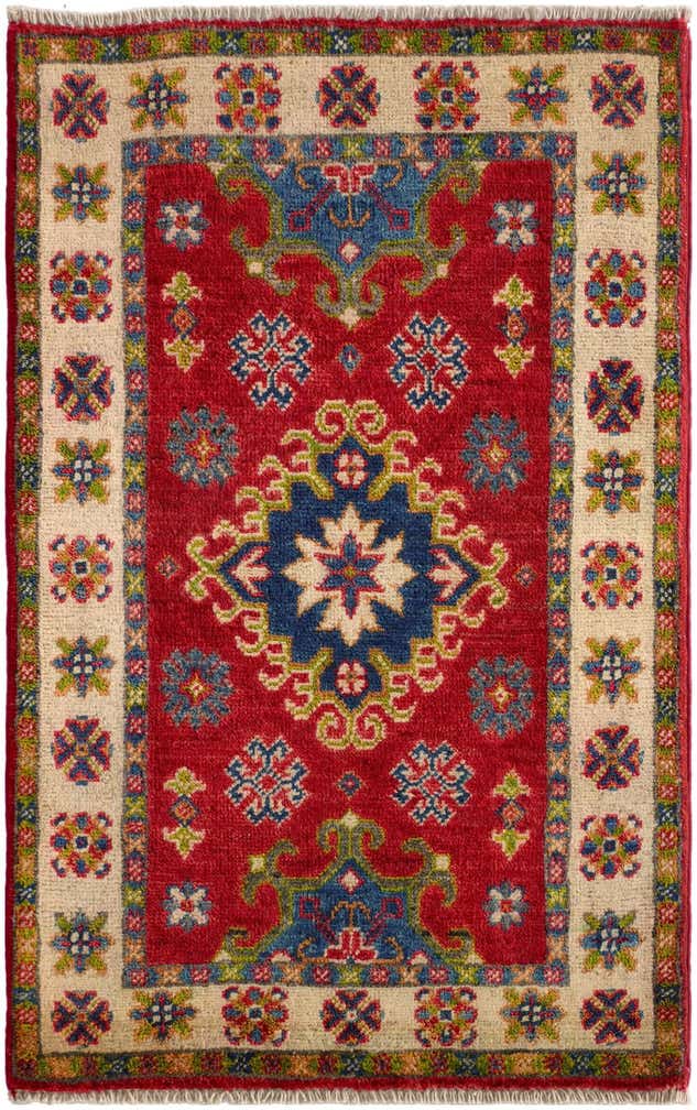 2' x 3' 2 Hand Knotted Kazak Rug