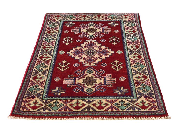 Detail image of 2' x 3' Hand Knotted Kazak Rug
