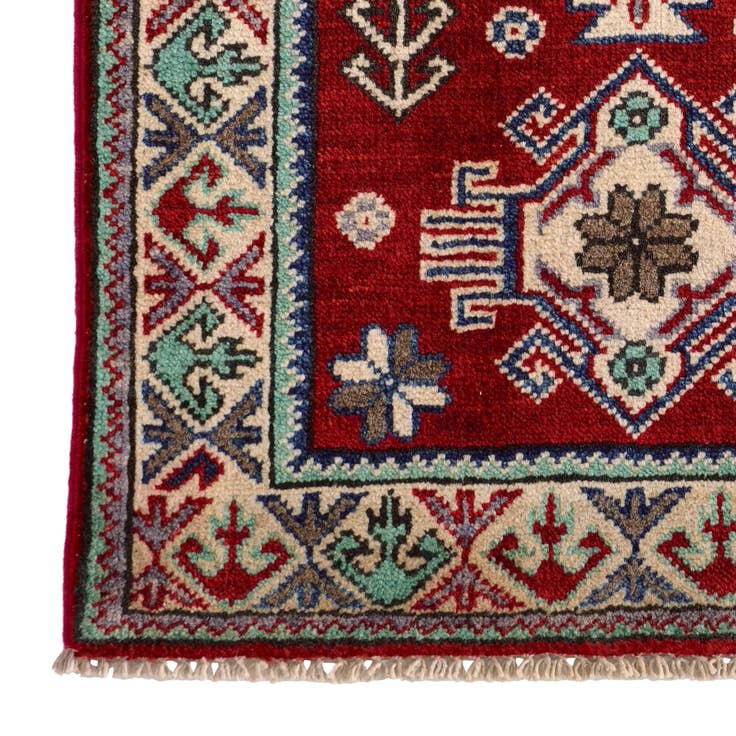 Detail image of 2' x 3' Hand Knotted Kazak Rug