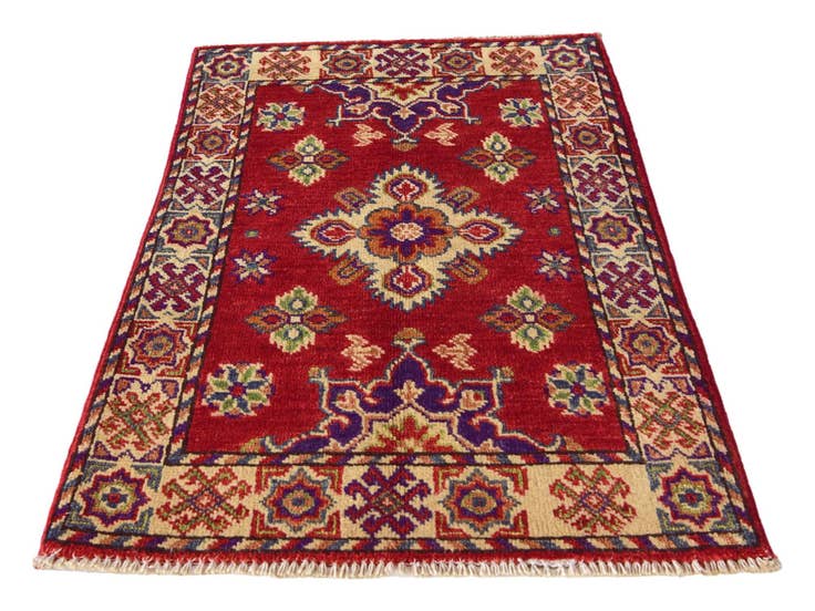 Detail image of 1' 11 x 3' 1 Hand Knotted Kazak Rug