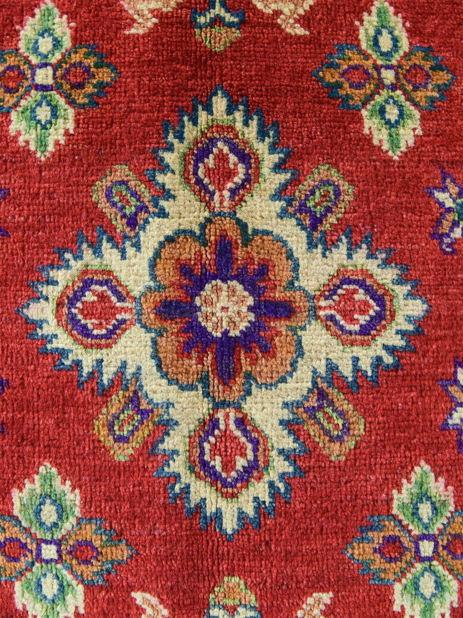 1' 11 x 3' 1 Hand Knotted Kazak Rug