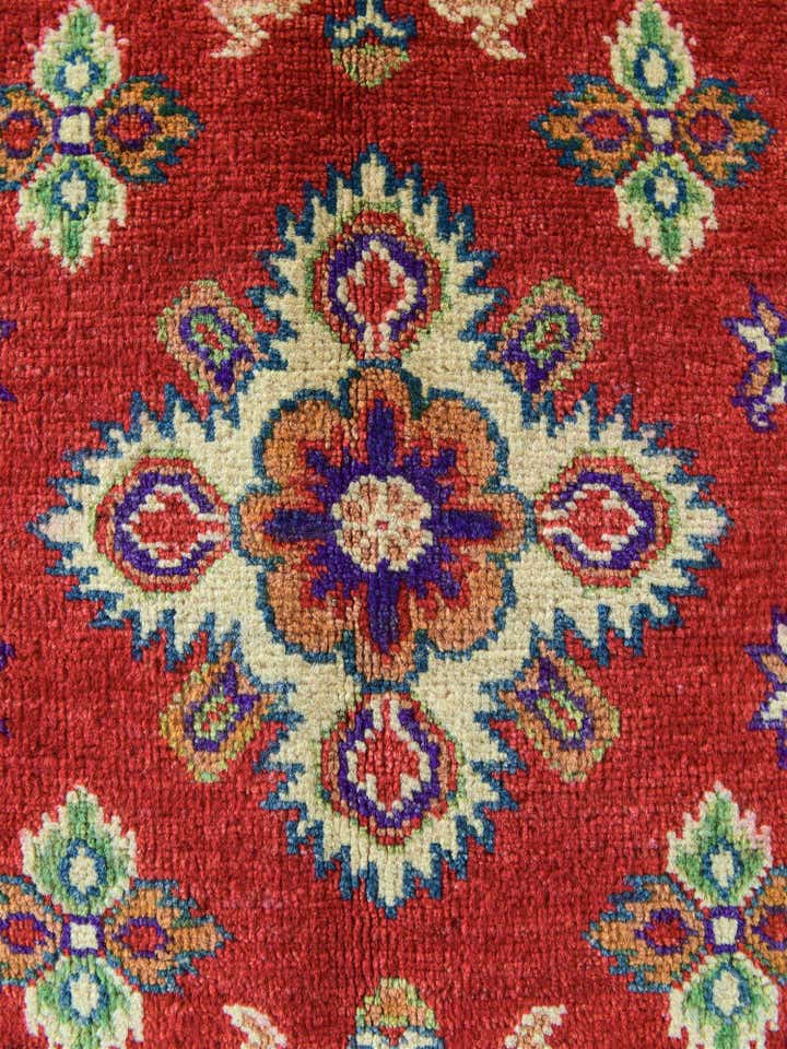 1' 11 x 3' 1 Hand Knotted Kazak Rug