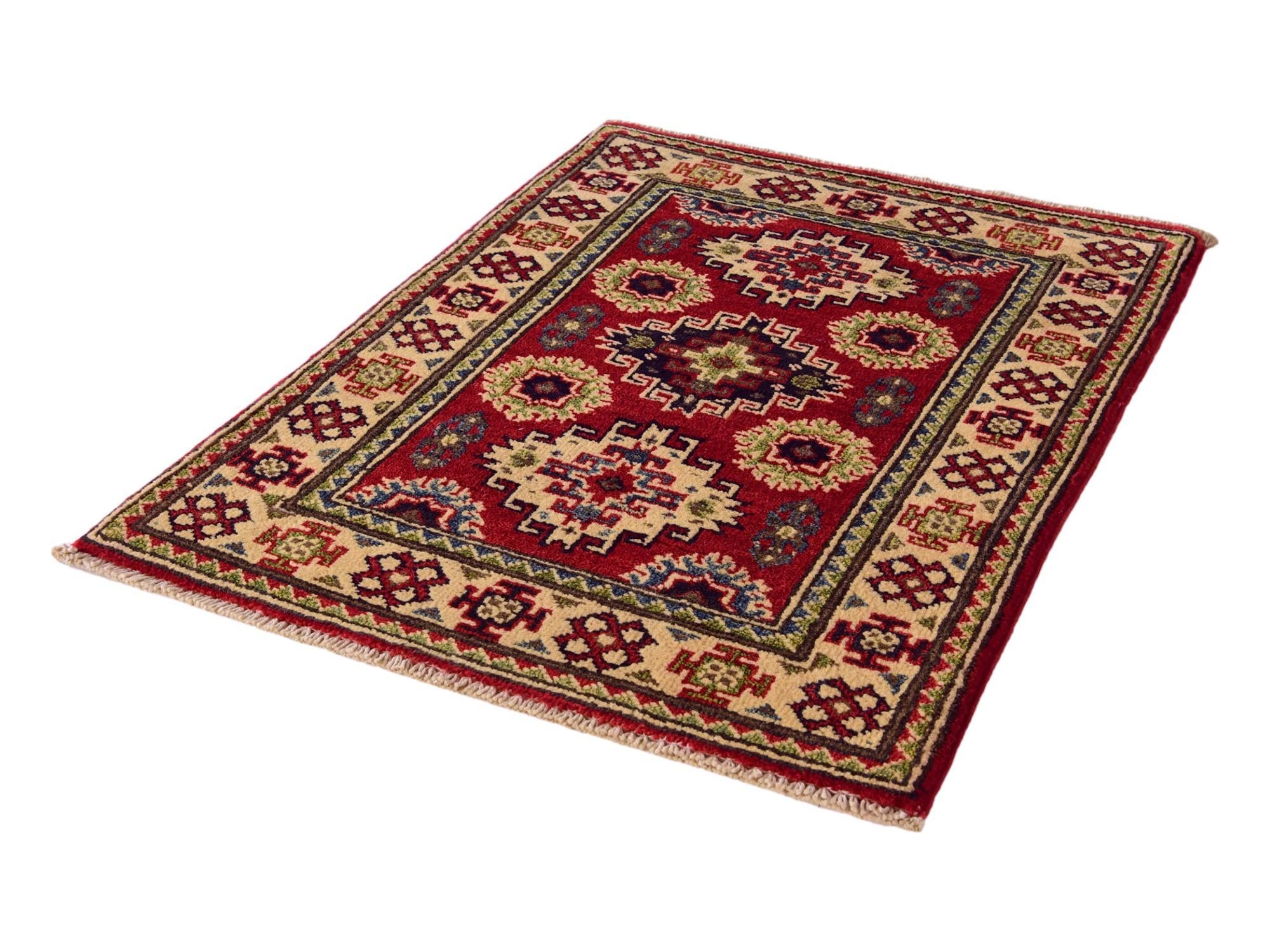 2' x 2' 10 Hand Knotted Kazak Rug