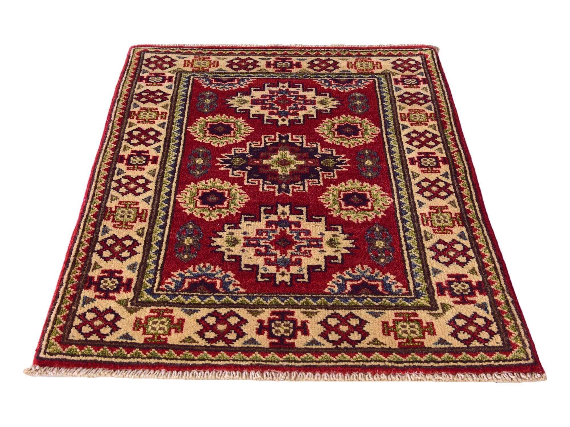 2' x 2' 10 Hand Knotted Kazak Rug