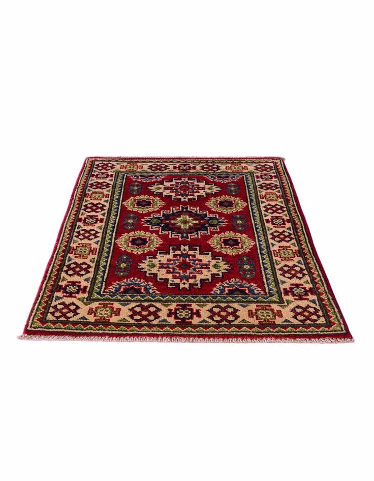 Detail image of 2' x 2' 10 Hand Knotted Kazak Rug