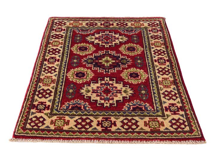 2' x 2' 10 Hand Knotted Kazak Rug