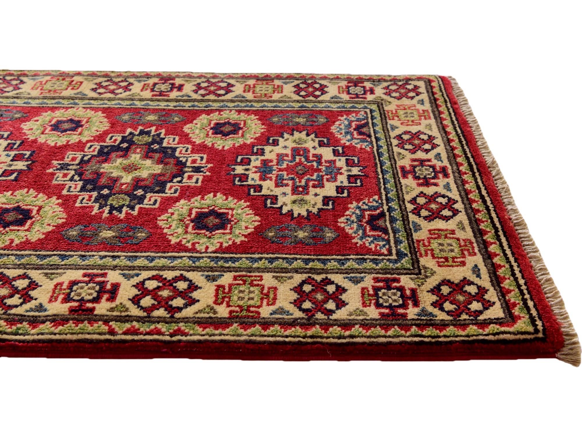 2' x 2' 10 Hand Knotted Kazak Rug