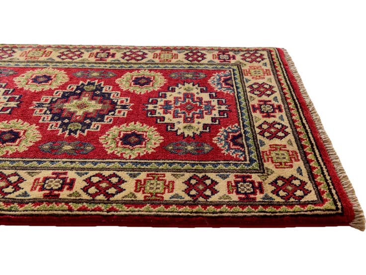 Detail image of 2' x 2' 10 Hand Knotted Kazak Rug
