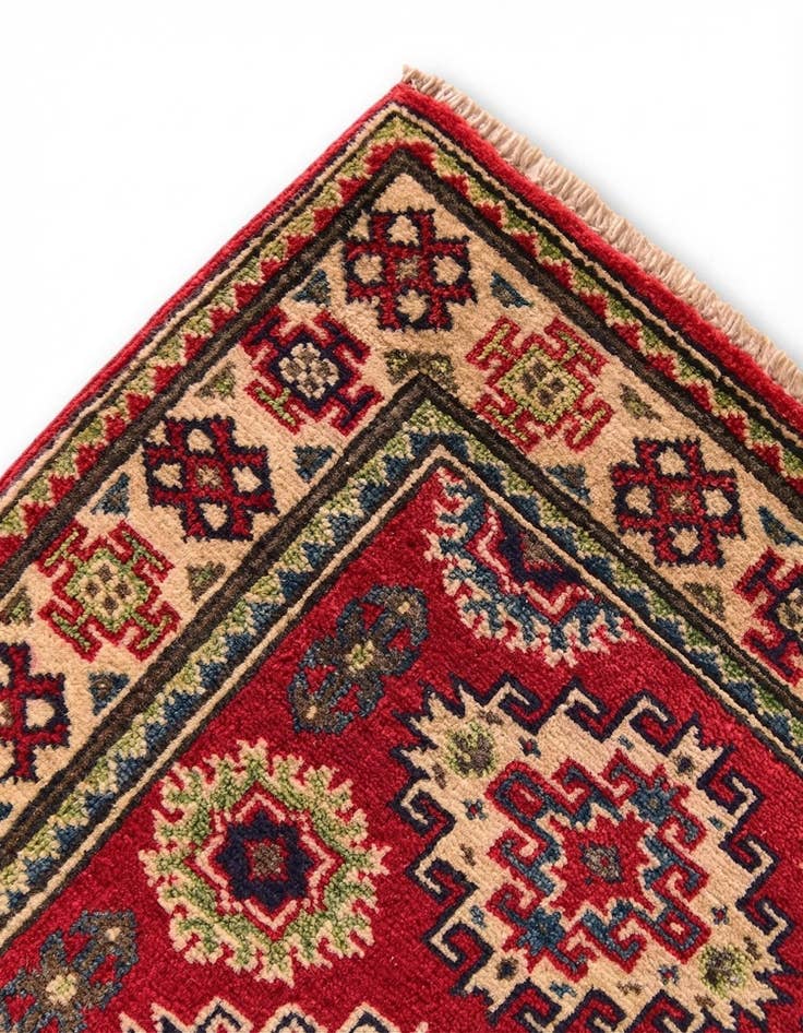 Detail image of 2' x 2' 10 Hand Knotted Kazak Rug