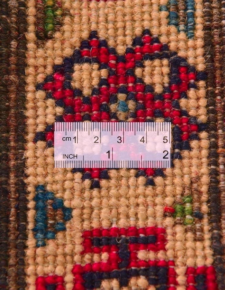 Detail image of 2' x 2' 10 Hand Knotted Kazak Rug