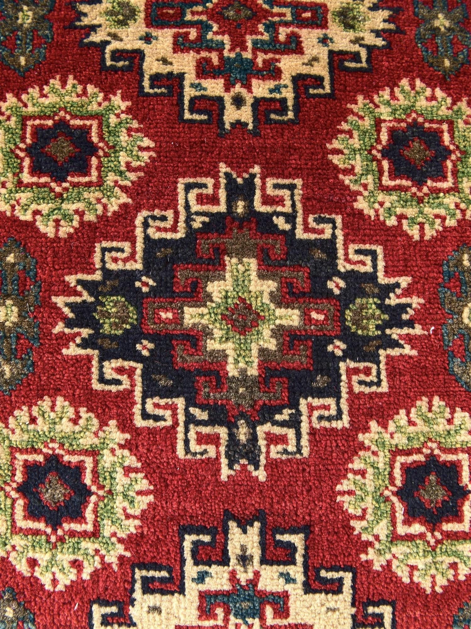 2' x 2' 10 Hand Knotted Kazak Rug