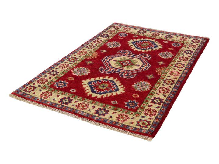 2' x 3' Hand Knotted Kazak Rug