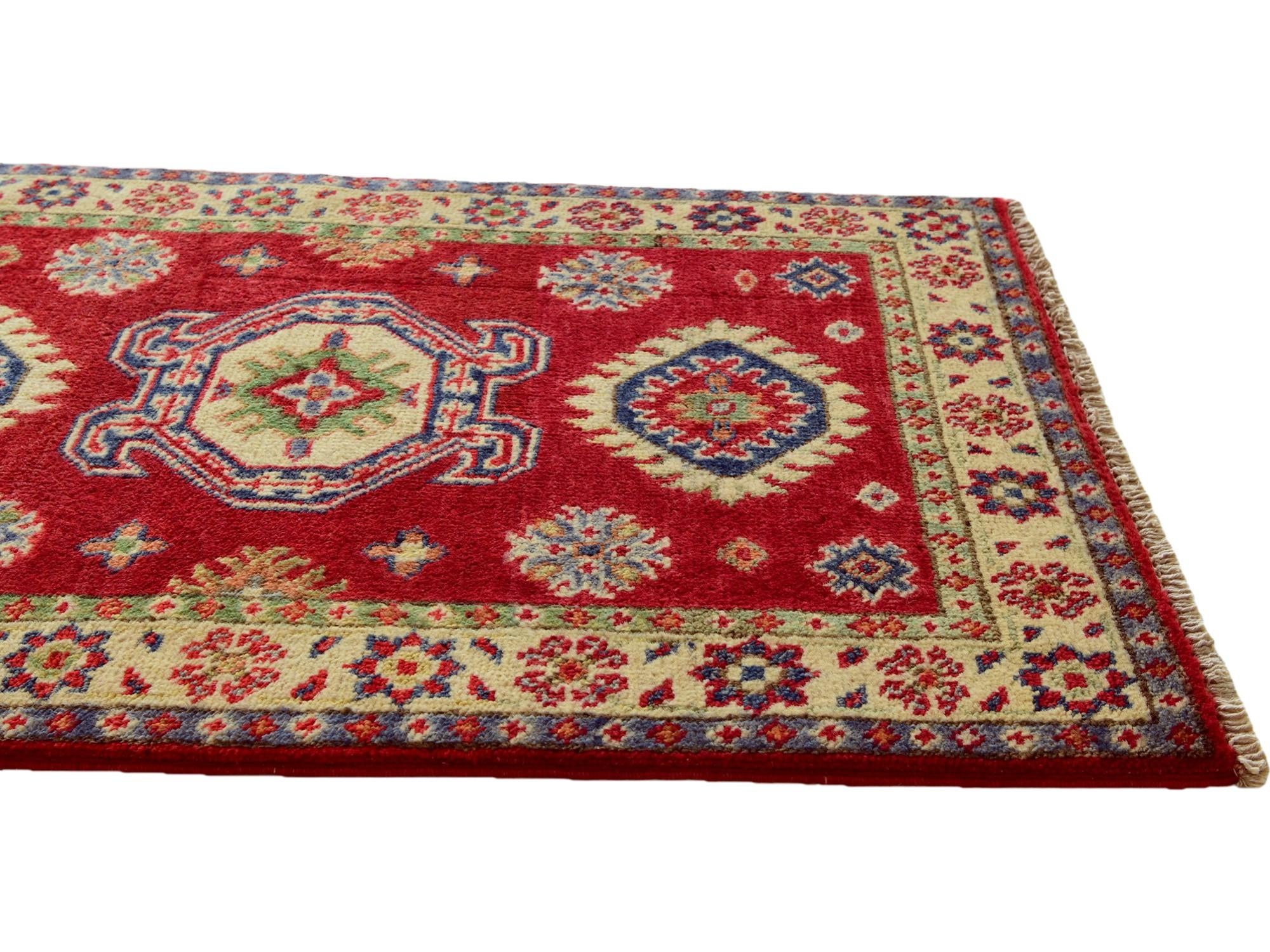 2' x 3' Hand Knotted Kazak Rug