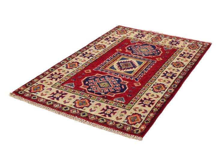 Detail image of 2' x 3' 2 Hand Knotted Kazak Rug
