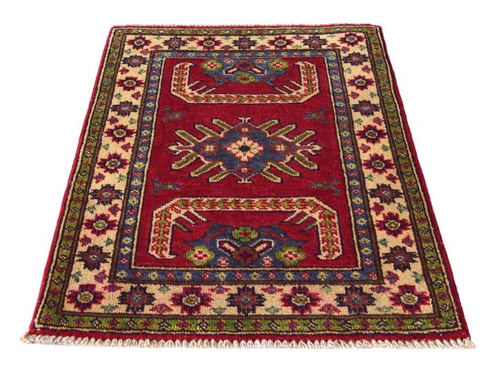 2' x 2' 10 Hand Knotted Kazak Rug