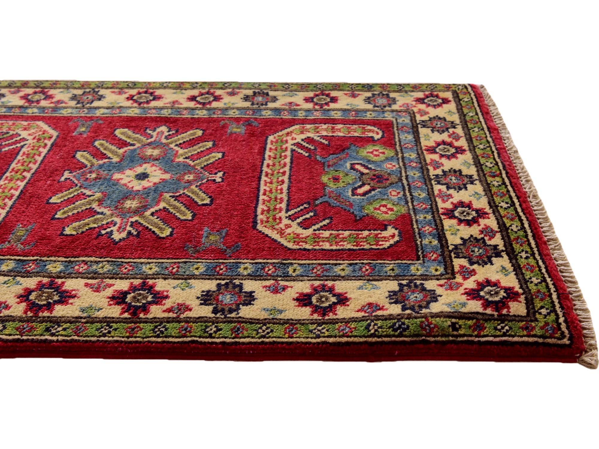 2' x 2' 10 Hand Knotted Kazak Rug