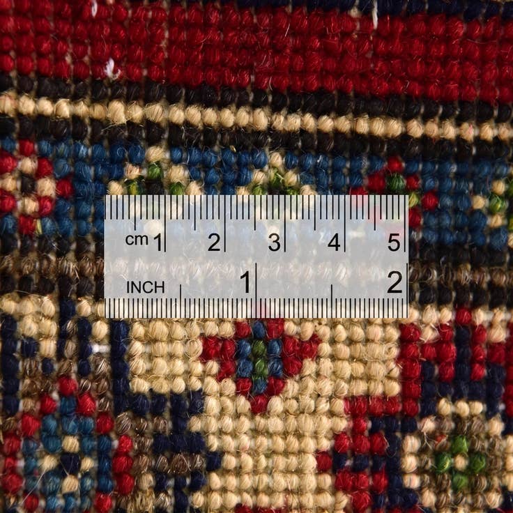 Detail image of 2' x 2' 10 Hand Knotted Kazak Rug