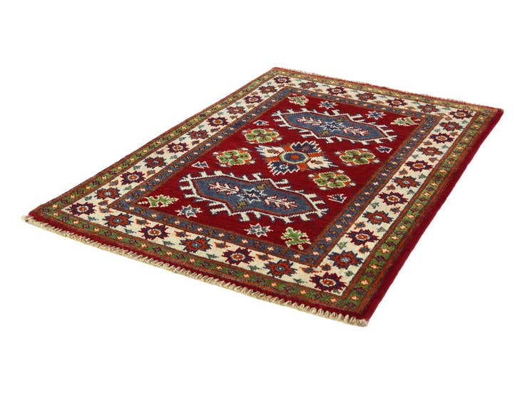 Detail image of 2' 1 x 3' Hand Knotted Kazak Rug