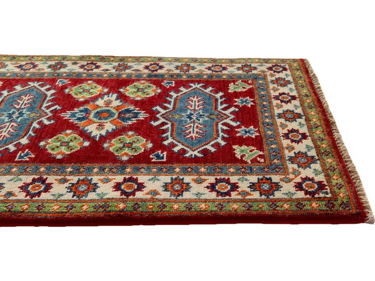 Detail image of 2' 1 x 3' Hand Knotted Kazak Rug