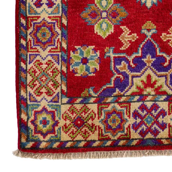 2' x 3' 1 Hand Knotted Kazak Rug