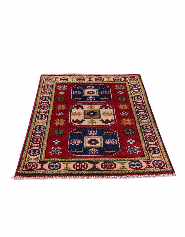 Detail image of 2' x 3' Hand Knotted Kazak Rug