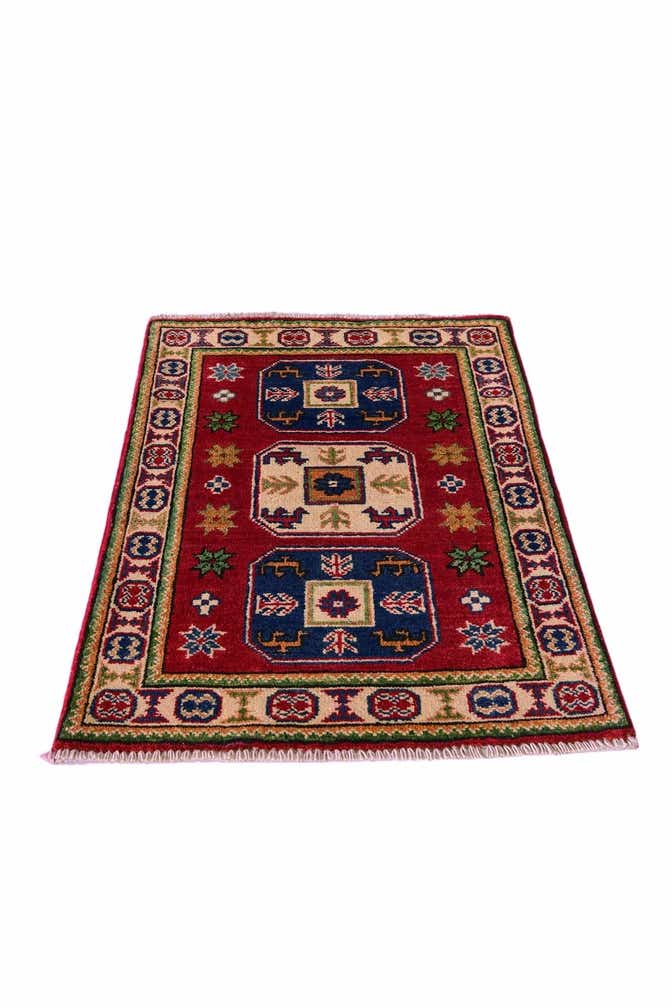 2' x 3' Hand Knotted Kazak Rug