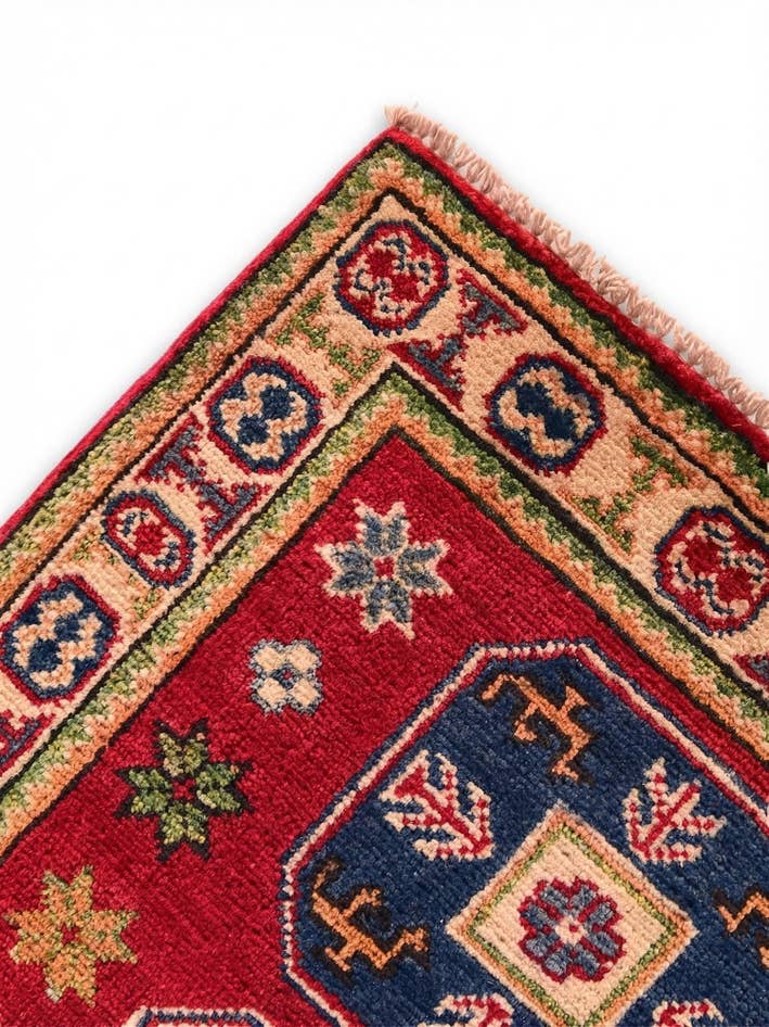 Detail image of 2' x 3' Hand Knotted Kazak Rug
