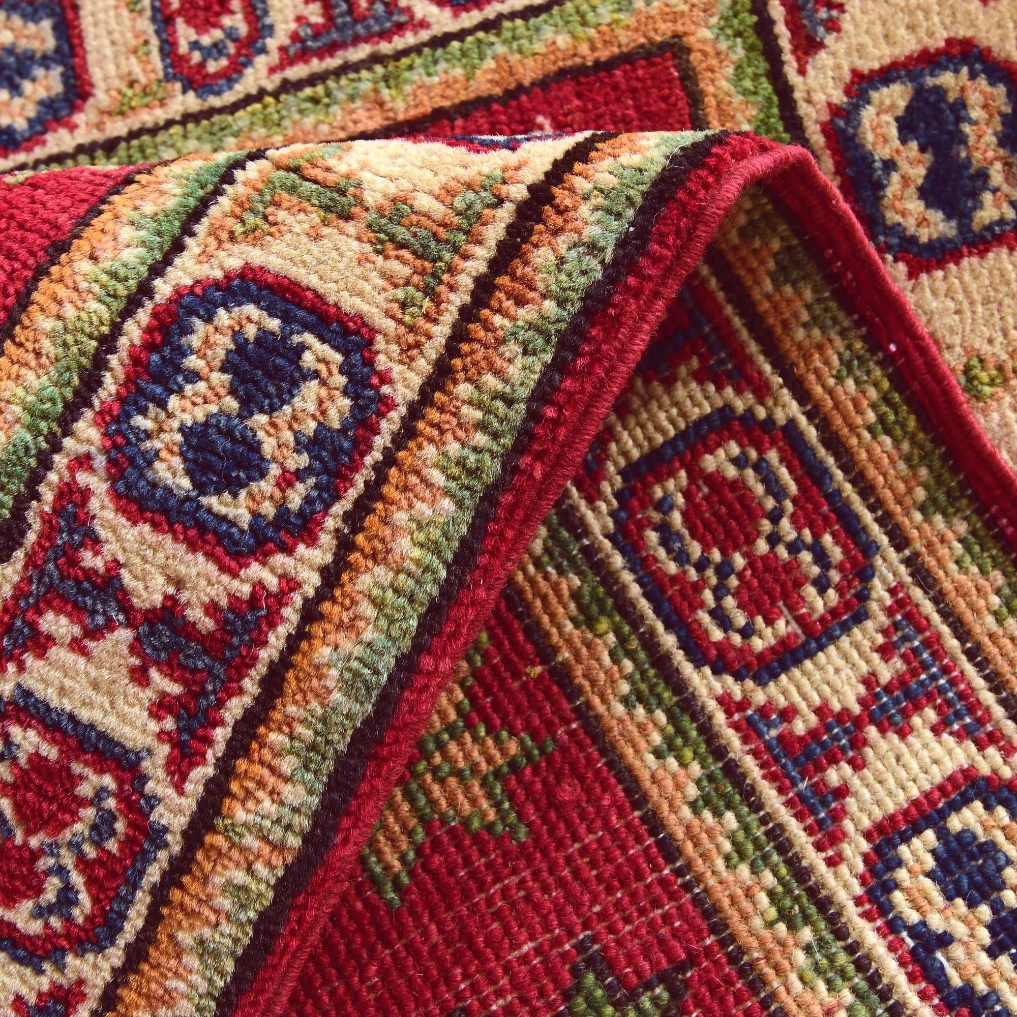 2' x 3' Hand Knotted Kazak Rug