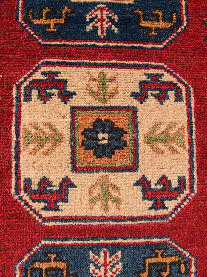 2' x 3' Hand Knotted Kazak Rug