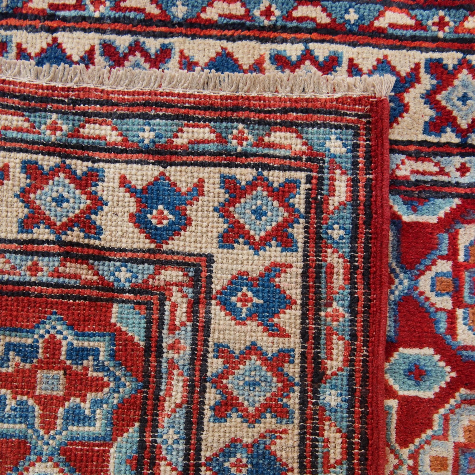 65cm x 90cm Hand Knotted Kazak Rug